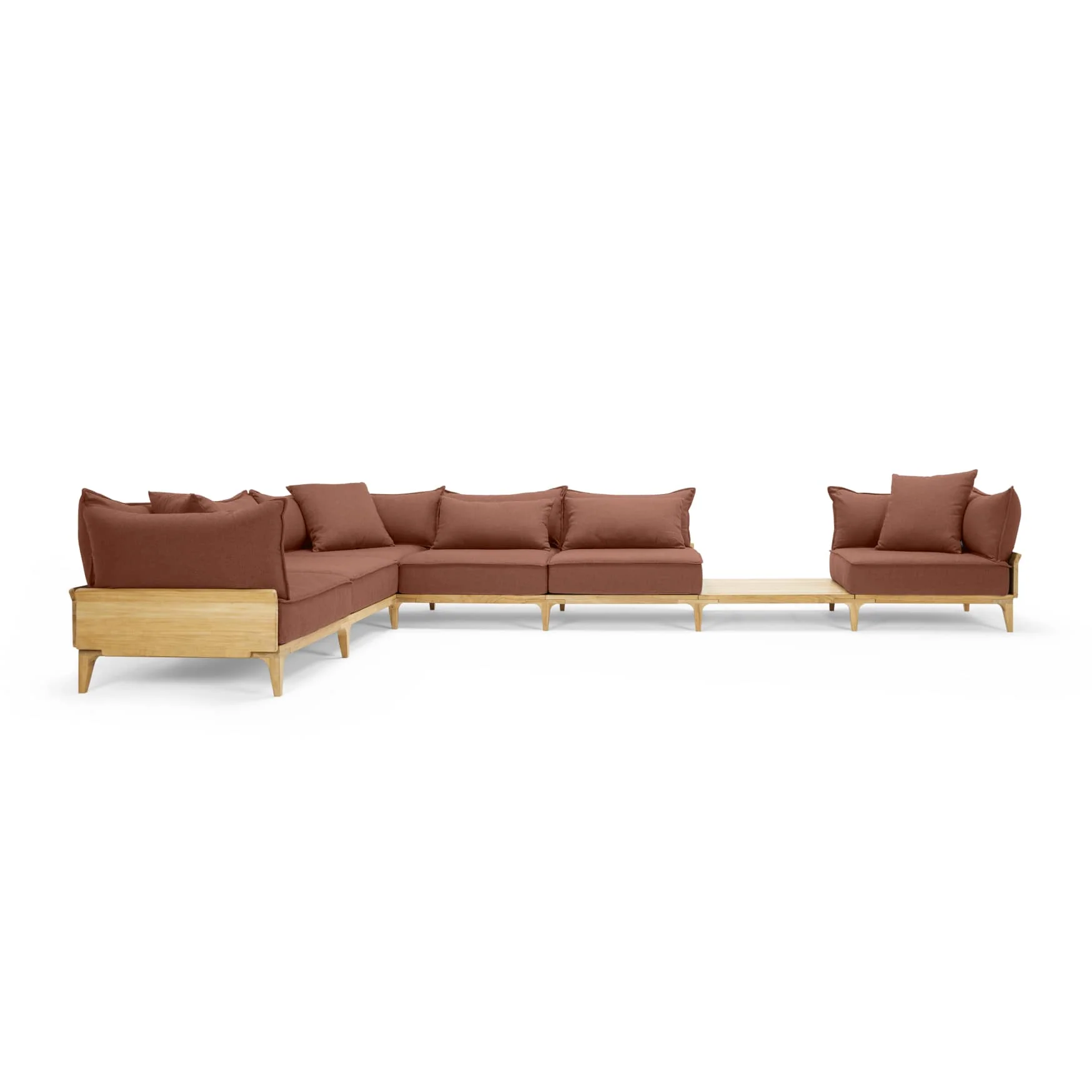 Bluff Sectional with In-line Table - Image 13