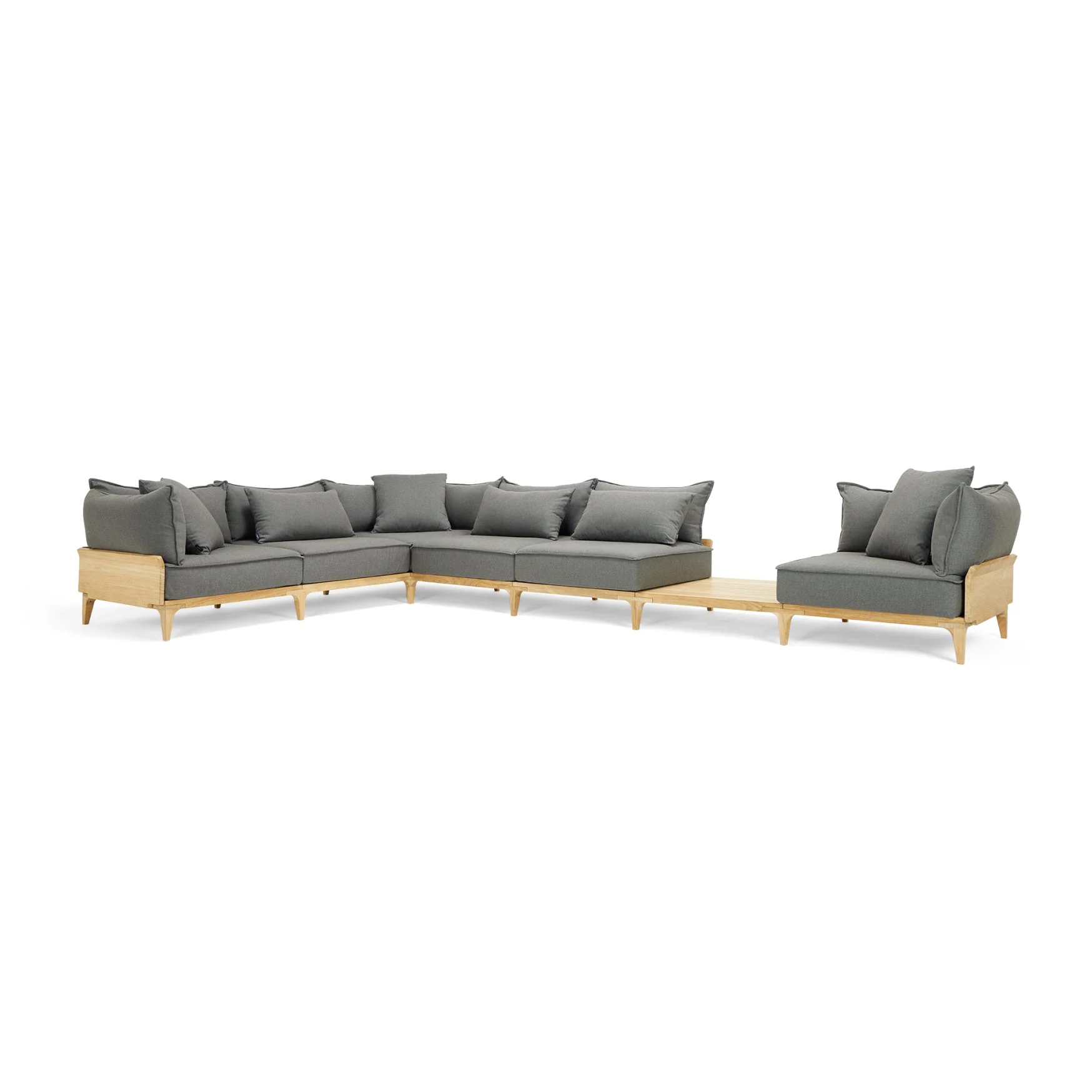 Bluff Sectional with In-line Table - Image 7